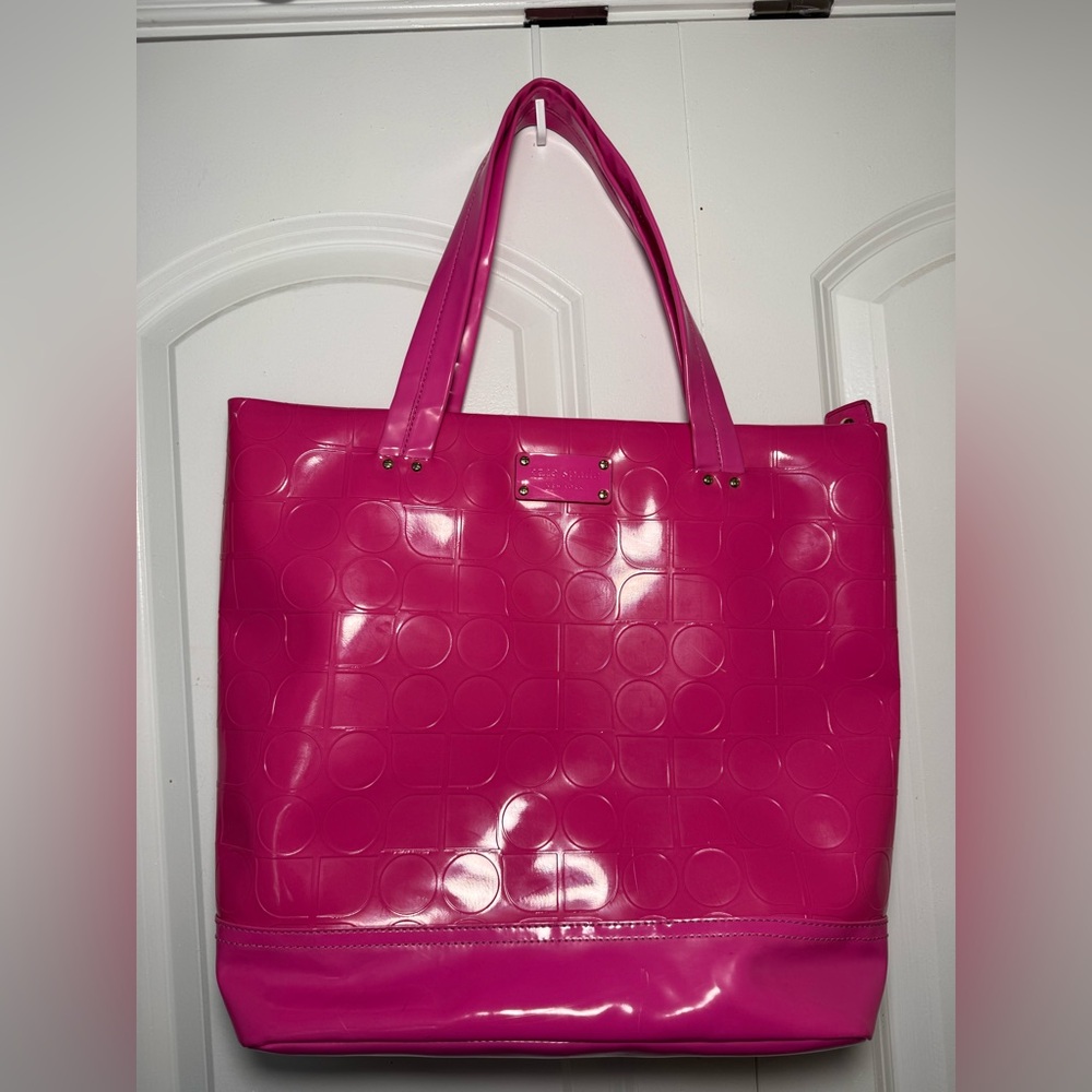 Kate Spade rainy day Blakey tote in hibiscus